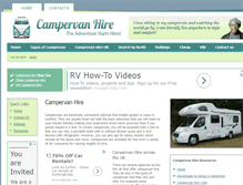 Tablet Screenshot of campervan-hire.org.uk